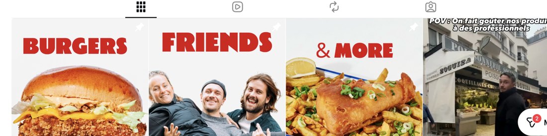Profil Instagram de Père & Fish